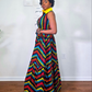 Moni sleeves Long Dress