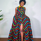 Moni sleeves Long Dress