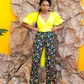 Jiki African Print Pants