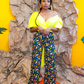 Jiki African Print Pants