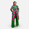 Pink and Green Floral Jacket