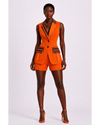 Nova Denim Shorts Set (Orange)