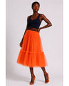 Marisol Midi Tulle skirt  (Orange)